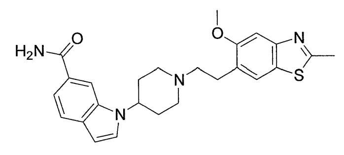 Производное индола, содержащее пиперидиновый цикл (патент 2332413)