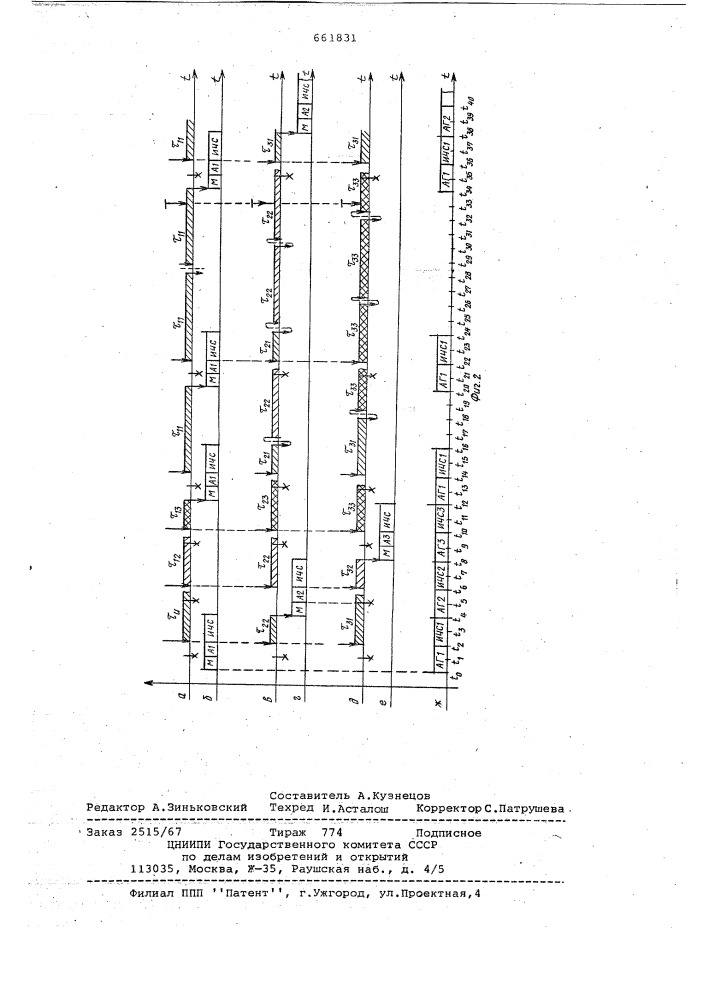 Многоканальное устройство для передачи данных (патент 661831)