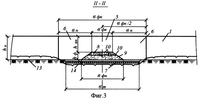 Дорожная насыпь с дренирующей прорезью (патент 2245965)