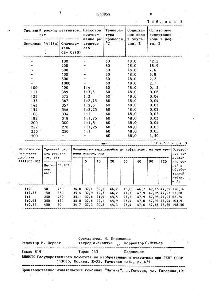 Способ обезвоживания и обессоливания нефтяной эмульсии (патент 1558959)