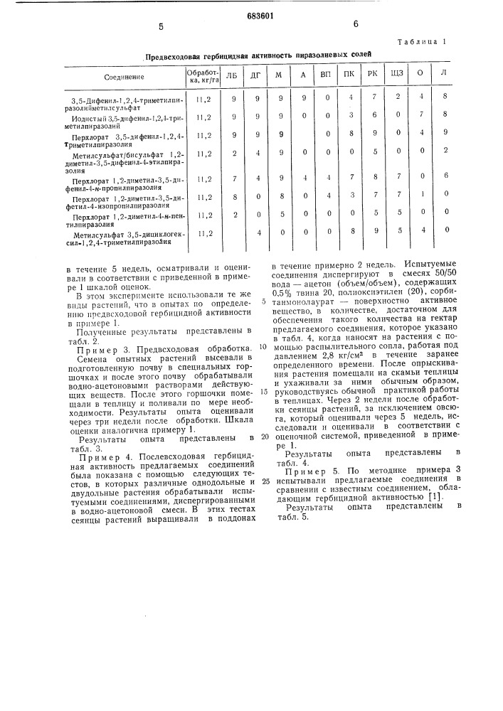 Способ борьбы с нежелательной растительностью (патент 683601)