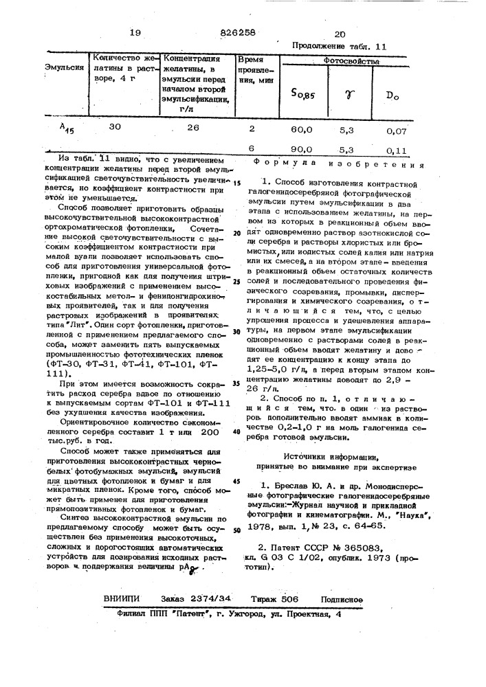 Патент ссср  826258 (патент 826258)