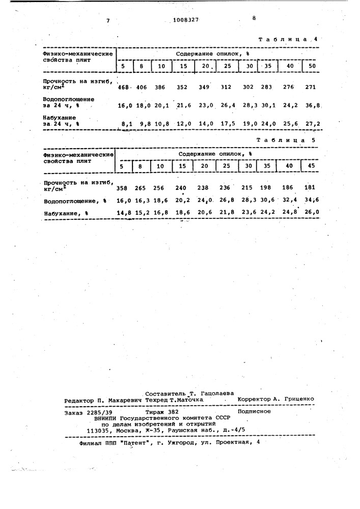 Способ изготовления древесноволокнистых плит (патент 1008327)