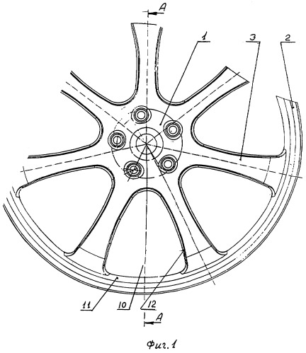 Колесо транспортного средства (патент 2309053)