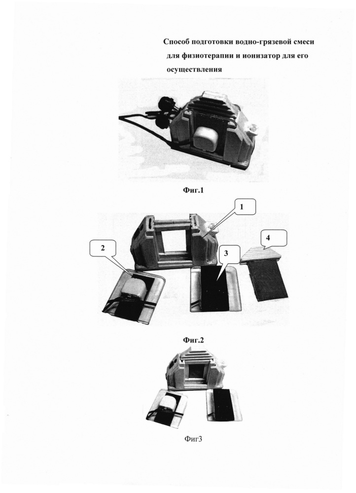 Способ подготовки водно-грязевой смеси для физиотерапии и ионизатор для его осуществления (патент 2629250)