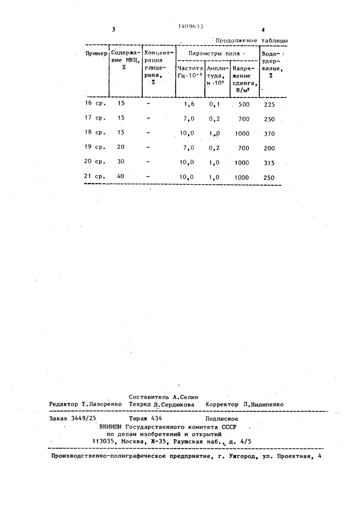 Способ получения геля микрокристаллической целлюлозы (патент 1409633)