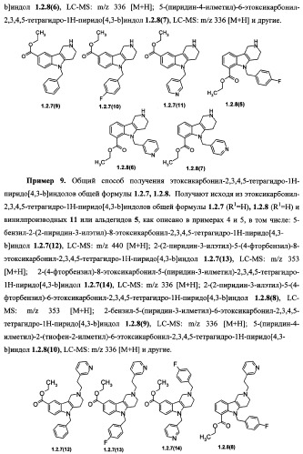 Замещенные 2,3,4,5-тетрагидро-1н-пиридо[4,3-b]индолы, способы их получения и применения (патент 2338745)