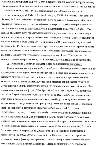 Придающее маслостойкость/жиро- и водонепроницаемость проклеивающее вещество для обработки целлюлозных материалов (патент 2325407)
