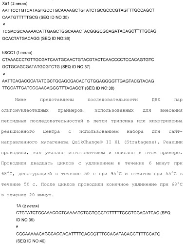 Модифицированные варианты ингибиторов протеаз bowman birk (патент 2509776)