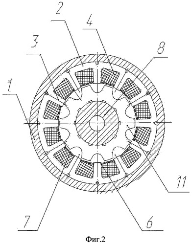 Погружной синхронный электродвигатель (патент 2498484)