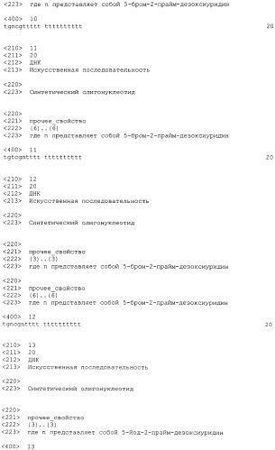 Cpg-олигонуклеотидные аналоги, содержащие гидрофобные т-аналоги с усиленной иммуностимулирующей активностью (патент 2477315)