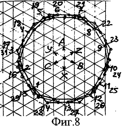 Трехфазная двухслойная электромашинная обмотка в z=180&#183;c пазах при 2p=22&#183;c и 2p=26&#183;c полюсах (патент 2335071)