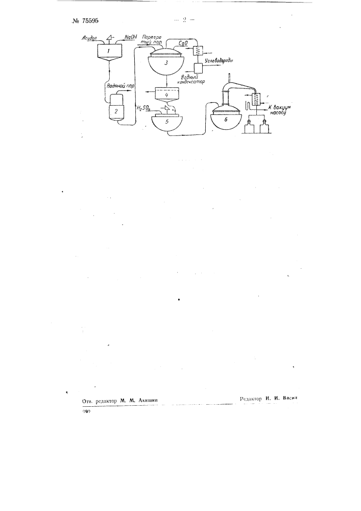 Способ очистки нафтеновых кислот (патент 75595)