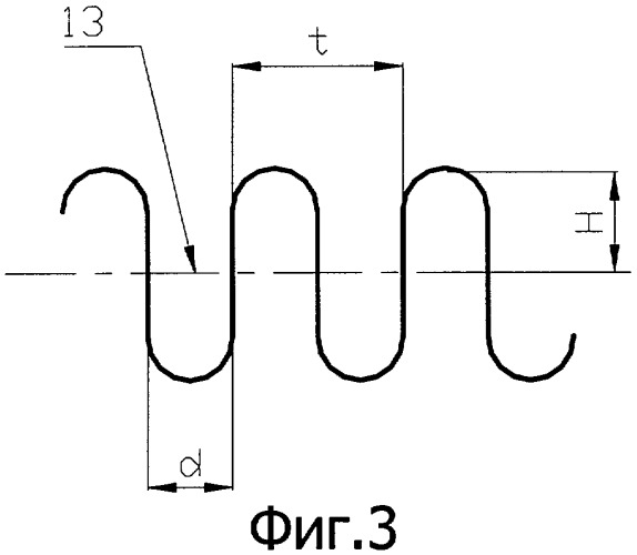 Манометрическая пружина с возрастающей характеристикой (патент 2279042)