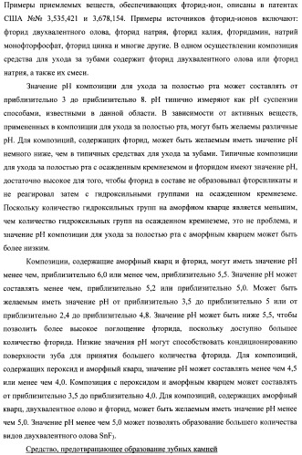 Композиции для ухода за полостью рта с улучшенным очищающим эффектом (патент 2481096)