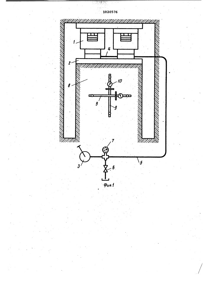 Устройство для определения механических свойств горных пород в массиве (патент 1020576)