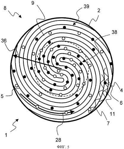 Сотовый элемент с зонами гибкости (патент 2493384)