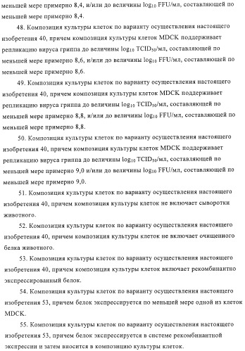 Линии клеток почки собаки майдин-дэрби (mdck), поддерживающие рост вирусов до высоких титров, и способ применения этих клеток в биореакторе (патент 2487935)