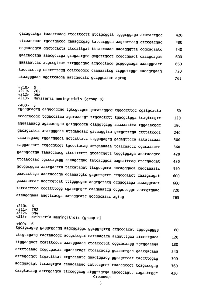 Композиции neisseria meningitidis и способы их применения (патент 2665841)