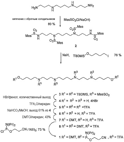 Катионные олигонуклеотиды, автоматизированные способы их получения и их применение (патент 2451022)