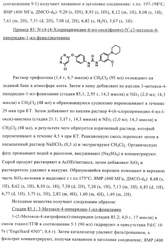 Производные диарилмочевины, применяемые для лечения зависимых от протеинкиназ болезней (патент 2369605)