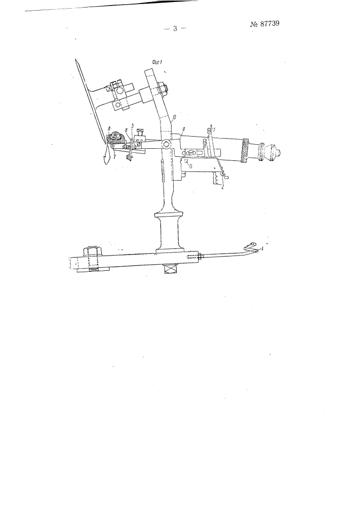 Устройство для автоматического выключения вяжущей системы при обрыве или затяжке нити на трикотажных машинах типа мт (патент 87739)