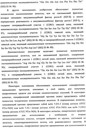 Связывающие протеины, специфичные по отношению к инсулин-подобным факторам роста, и их использование (патент 2492185)