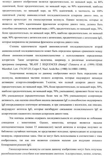 Гипоаллергенный слитый белок, молекула нуклеиновой кислоты, кодирующая его, вектор экспрессии, клетка-хозяин, вакцинная композиция и его применение (патент 2486206)