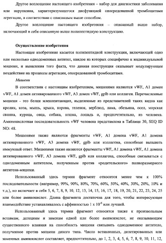 Терапевтические полипептиды, их гомологи, их фрагменты и их применение для модуляции агрегации, опосредованной тромбоцитами (патент 2357974)