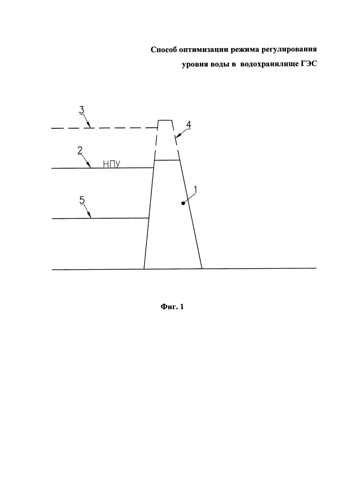 Способ оптимизации режима регулирования уровня воды в водохранилище гэс (патент 2610306)