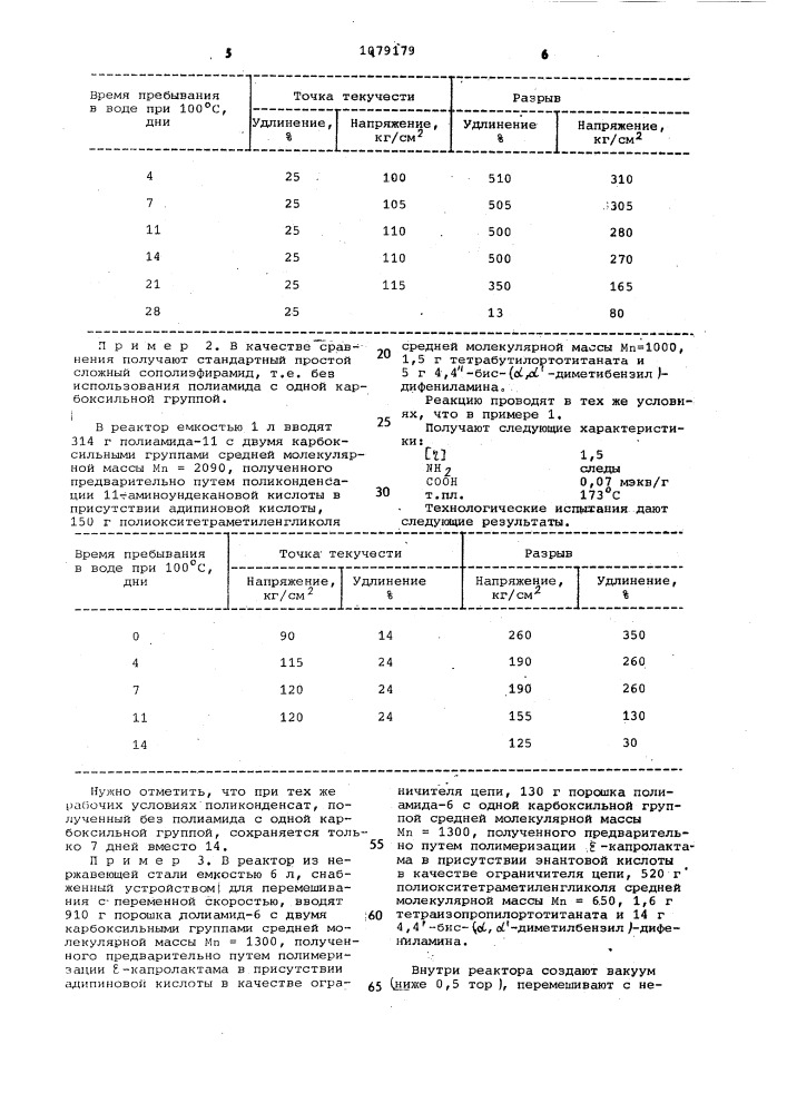 Способ получения простых-сложных блоксополиэфирамидов (патент 1079179)