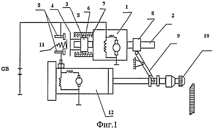 Механизм включения стартера (патент 2451206)