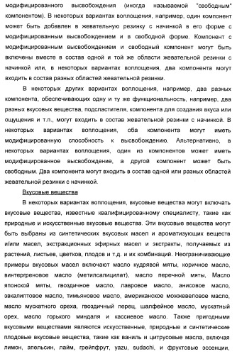 Композиция для жевательной резинки с жидким наполнителем (патент 2398442)