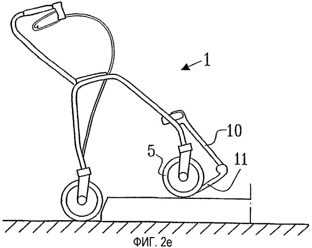 Устройство для облегчения приведения в действие способного катиться ходунка и способный катиться ходунок с таким устройством (патент 2284177)