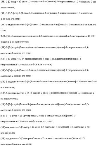 Соединения оксазолидинона, обладающие антибактериальной активностью, способ получения (варианты) и фармацевтическая композиция на их основе (патент 2322444)