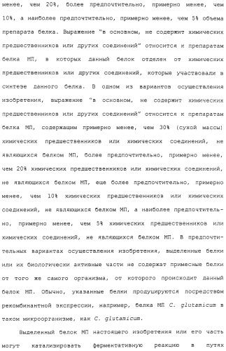 Гены corynebacterium glutamicum, кодирующие белки метаболических путей (патент 2306339)
