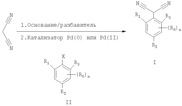 Способ получения динитрилов фенилмалоновой кислоты (патент 2324678)