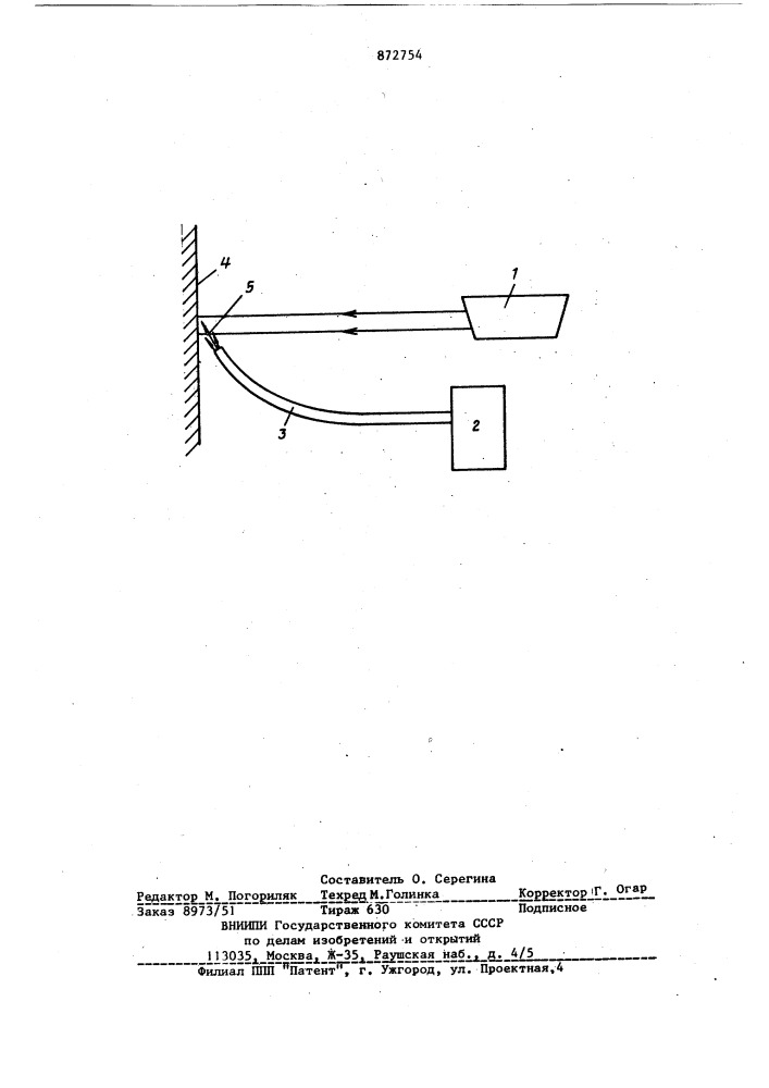 Способ термического разрушения горных пород (патент 872754)