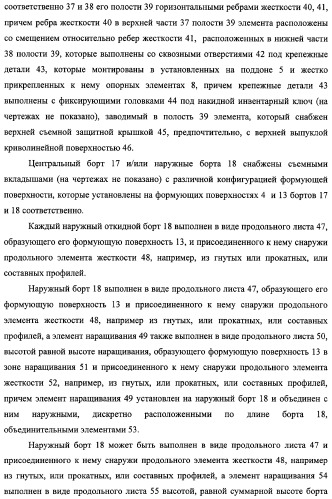 Универсальная технологическая линия для изготовления протяженных строительных конструкций, протяженная строительная конструкция, ригель и большепролетная балка, изготовленные на этой технологической линии (патент 2315693)