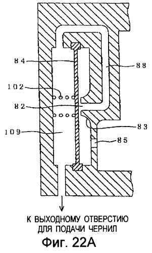 Картридж для чернил (варианты), устройство и способ регулировки потока жидкости из картриджа (патент 2259924)