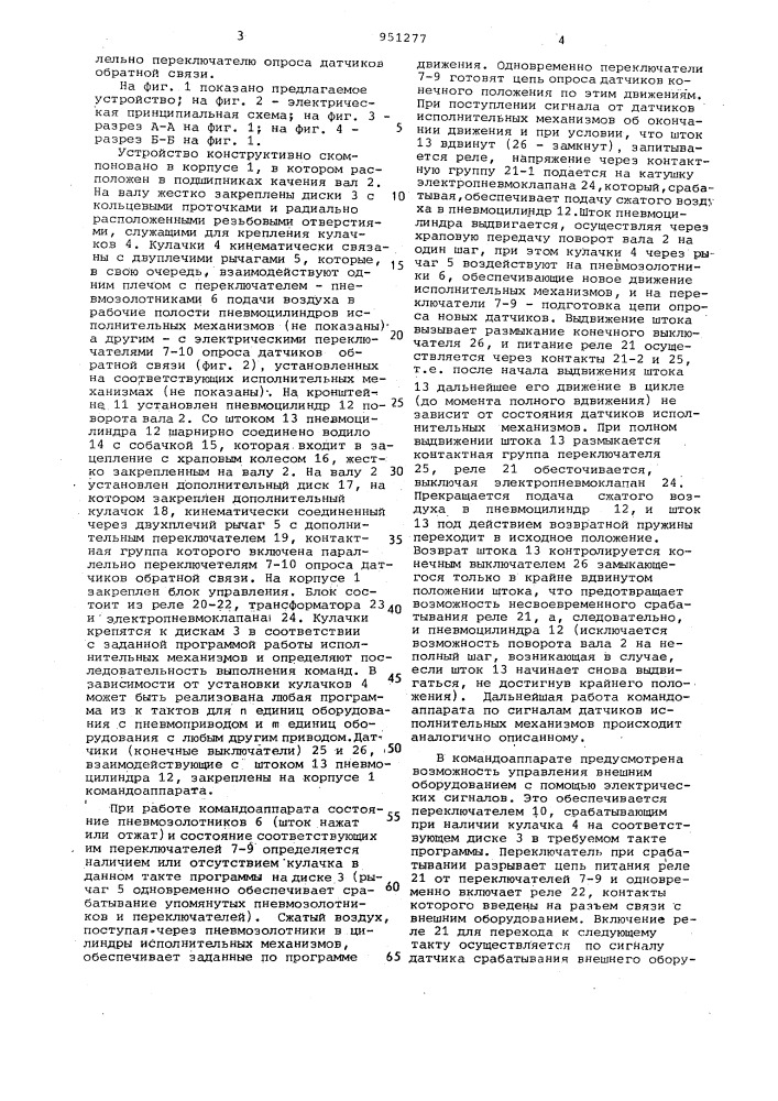 Программное устройство (патент 951277)