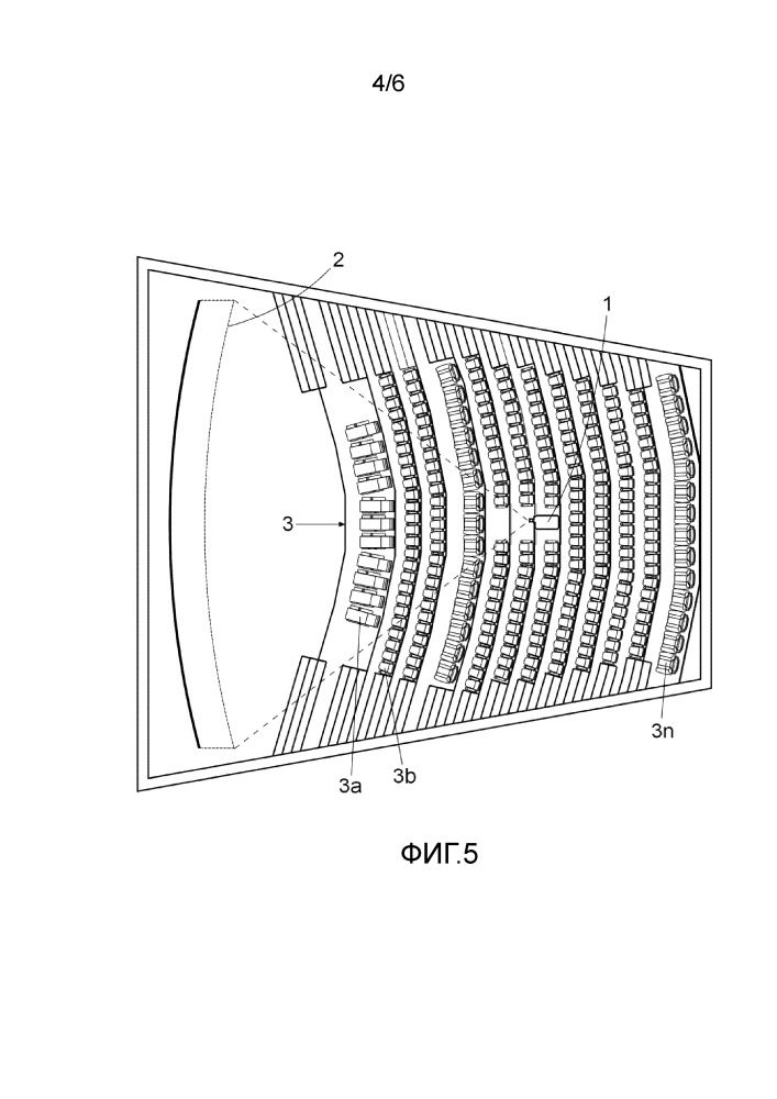 Компоновка кинозалов в многозальных кинотеатрах и кинозал для многоэкранного кинотеатра (патент 2663852)