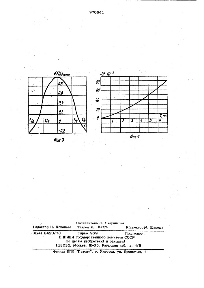 Пьезорезонатор с температурным управлением частотой колебаний (патент 970641)