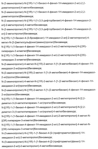 N-(1-(1-бензил-4-фенил-1н-имидазол-2-ил)-2,2-диметилпропил)бензамидные производные и родственные соединения в качестве ингибиторов кинезинового белка веретена (ksp) для лечения рака (патент 2427572)