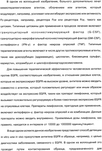 Человеческие моноклональные антитела к рецептору эпидермального фактора роста (egfr), способ их получения и их использование, гибридома, трансфектома, трансгенное животное, экспрессионный вектор (патент 2335507)