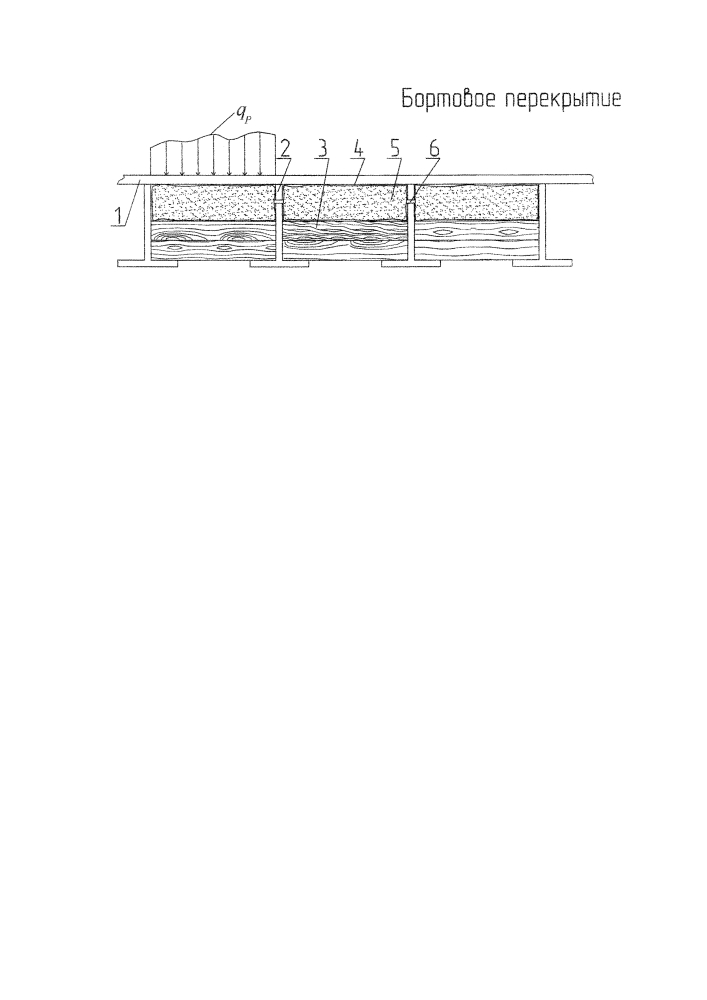Бортовое перекрытие (патент 2621405)