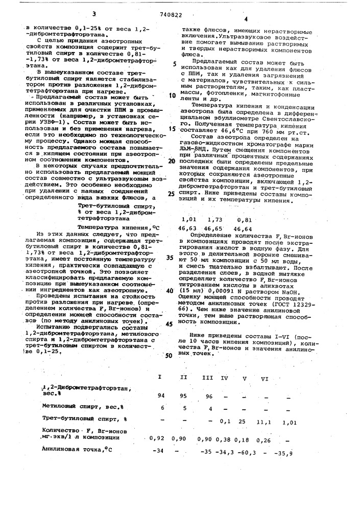 Композиция для очистки твердой поверхности (патент 740822)