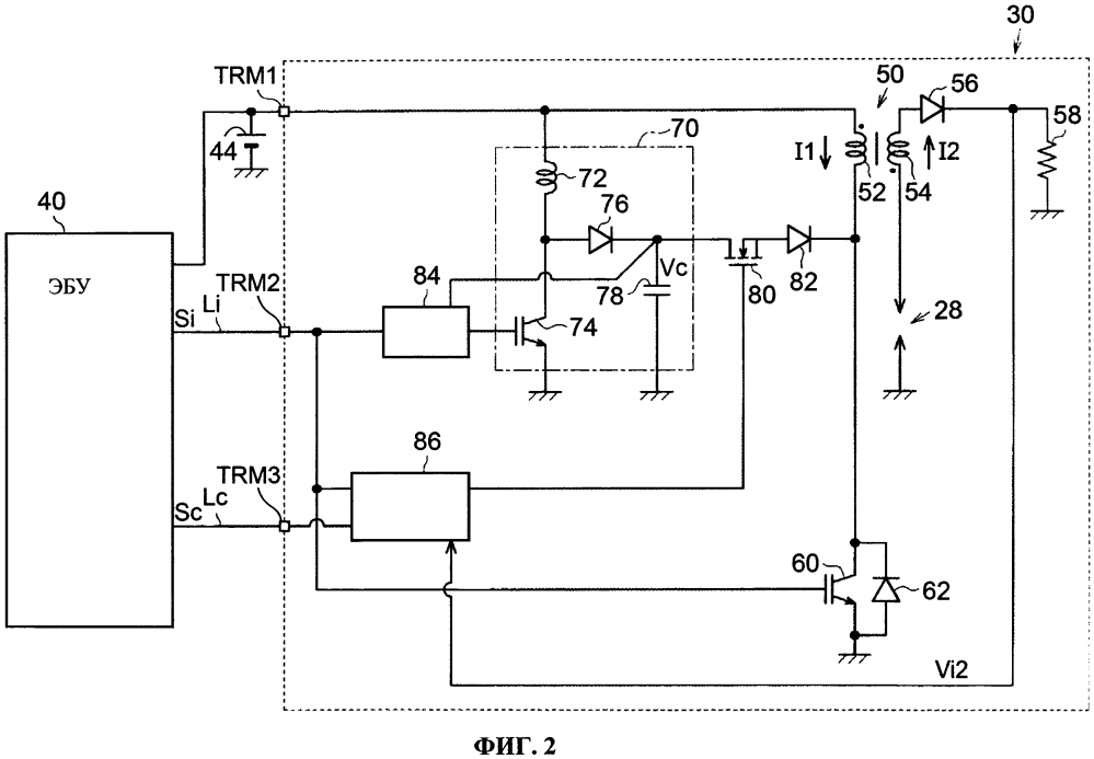 Система управления зажиганием для двигателя внутреннего сгорания (патент 2612654)