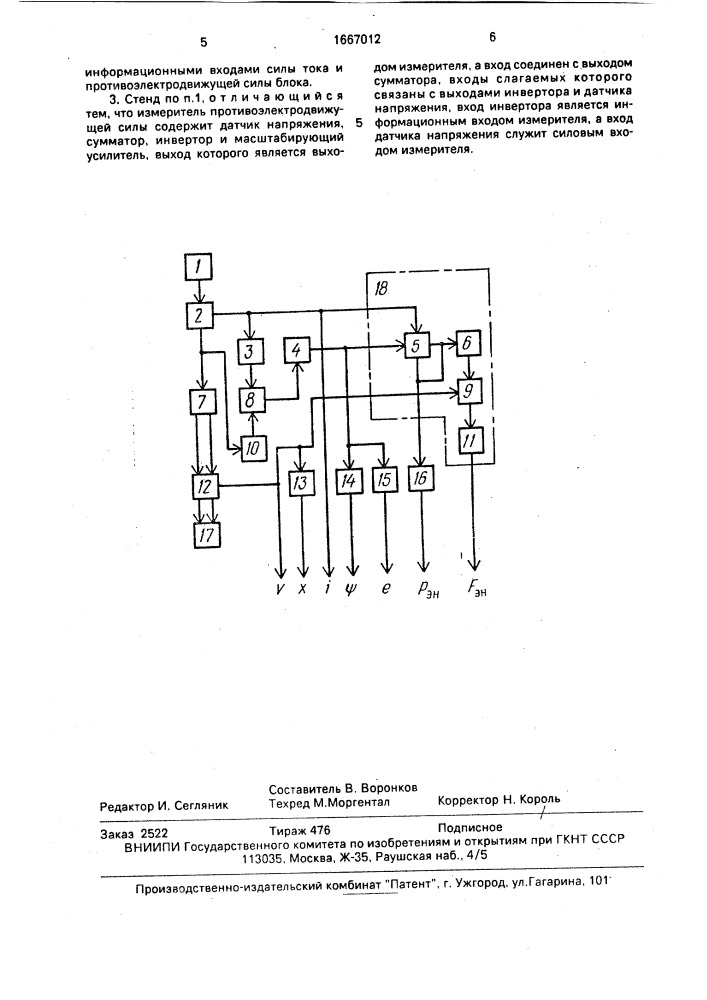 Стенд для испытаний электромагнитов (патент 1667012)