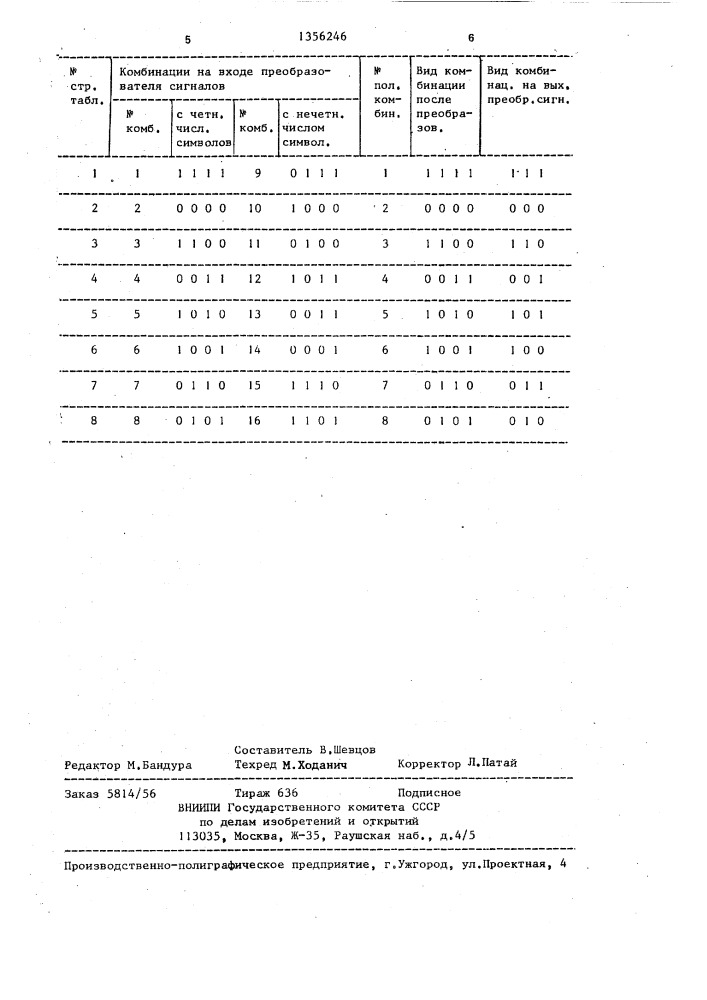 Система связи с многоосновным кодированием (патент 1356246)